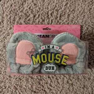 Mean Girls I'm A Mouse Duh Spa Headband - Pink and Gray